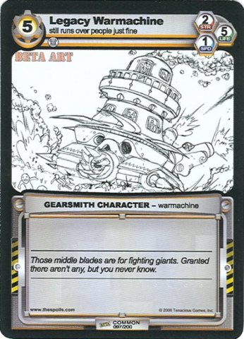 Legacy Warmachine